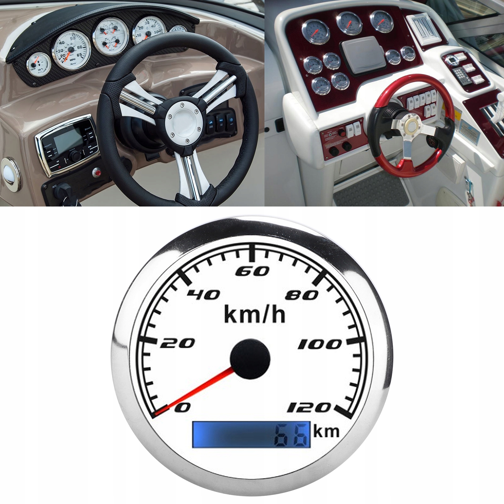 Prędkościomierz GPS 12cm*9cm Prędkościomierz Producent inny