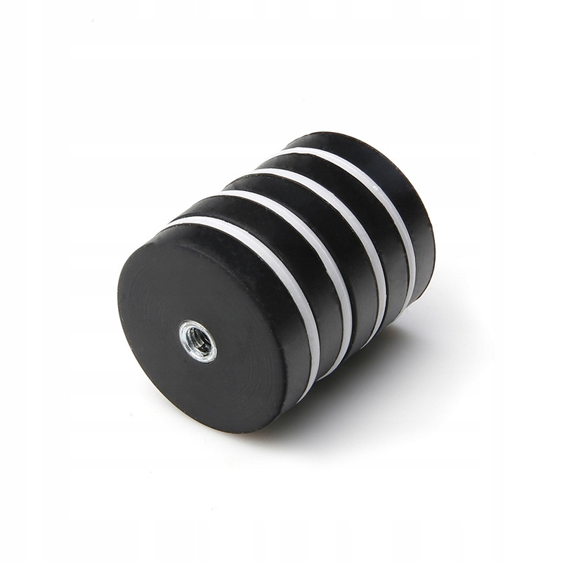 Magnetický držák v gumovém pouzdře 31x6 vnitřní závit M5 10 kusů