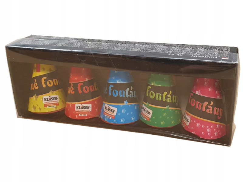 

Fontanny Kolorowe Fontanny 5SZT F8B