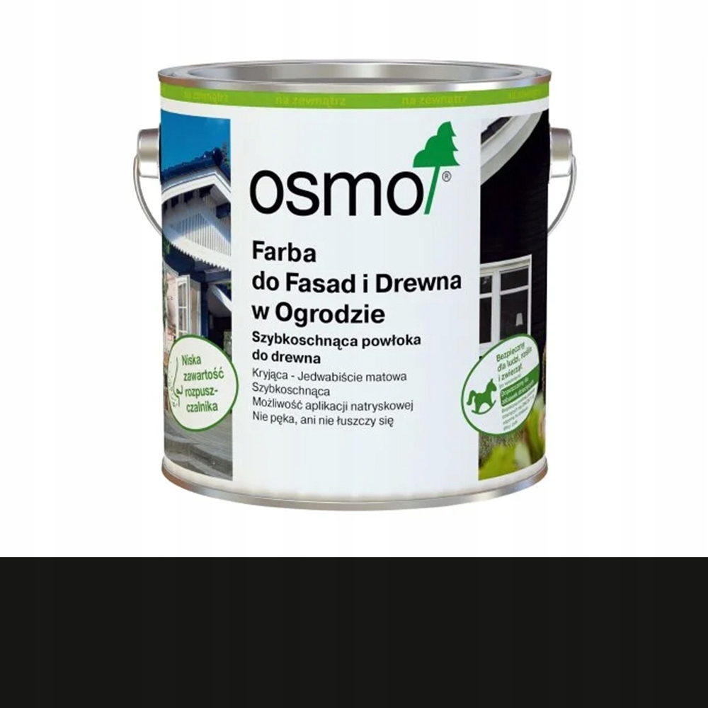 Osmo Barva pro fasády a dřevo v zahradě černá 7505 Hluboká černá 2,5L