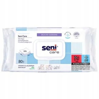 

Seni Care, chusteczki nawilżane z klipsem, 80 szt.