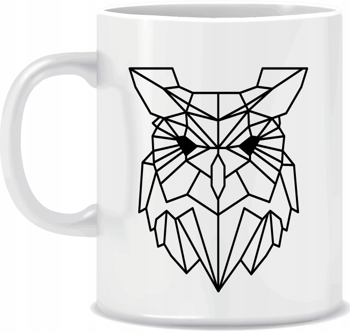 

Kubek Sowa Geometryczny 330ml + kartonik