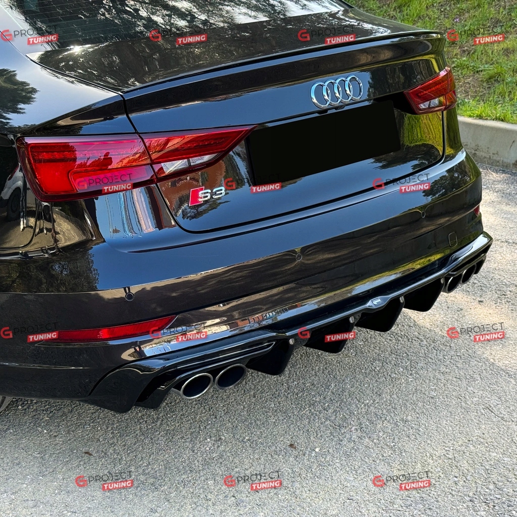 Dyfuzor tylny do AUDI A3 (8V) Sportback 2016-2020 czarny połysk Producent części Inny