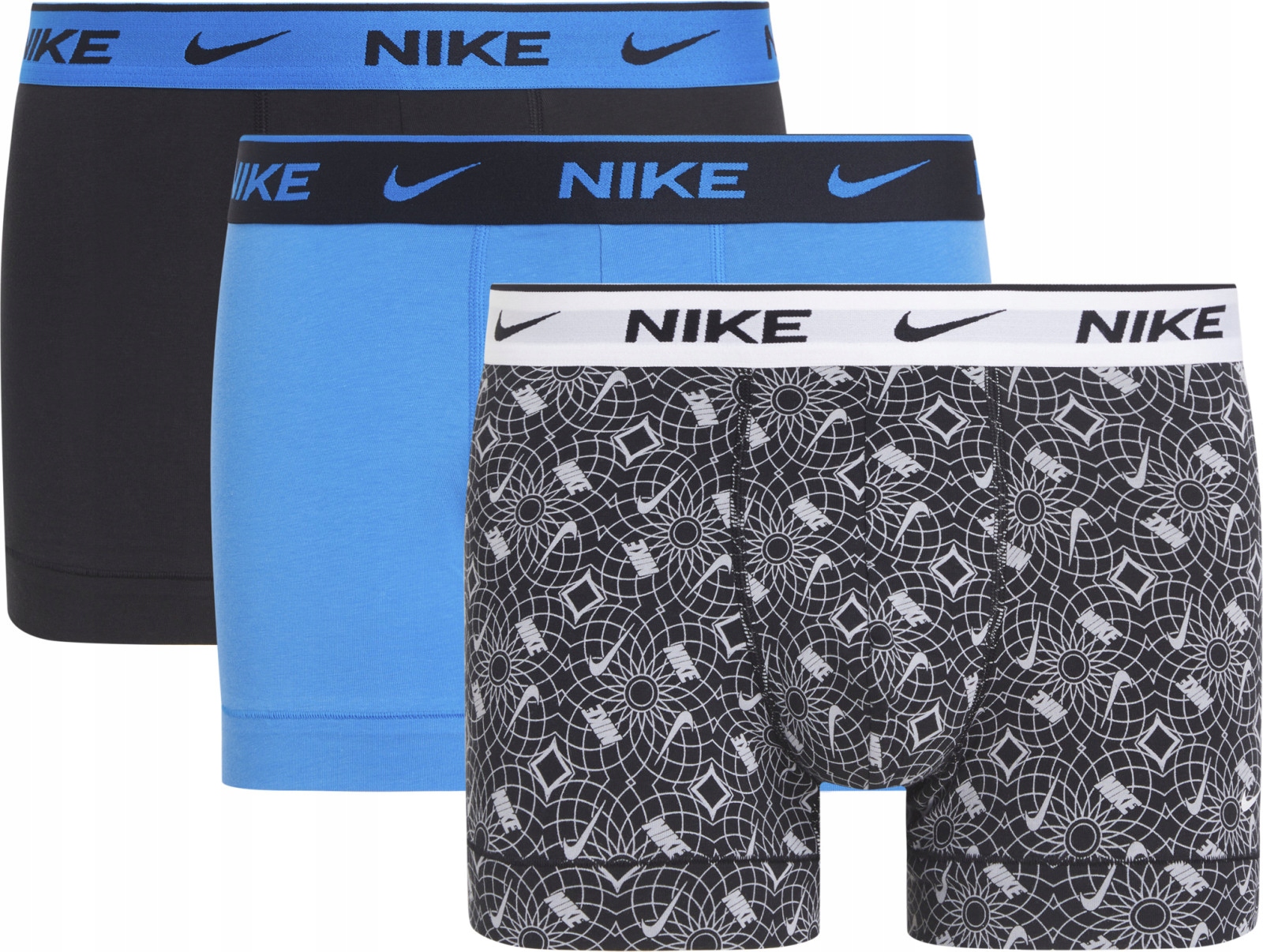Boxerky, tanga, slipy Nike trunk 3pk-everyday cotton stretch