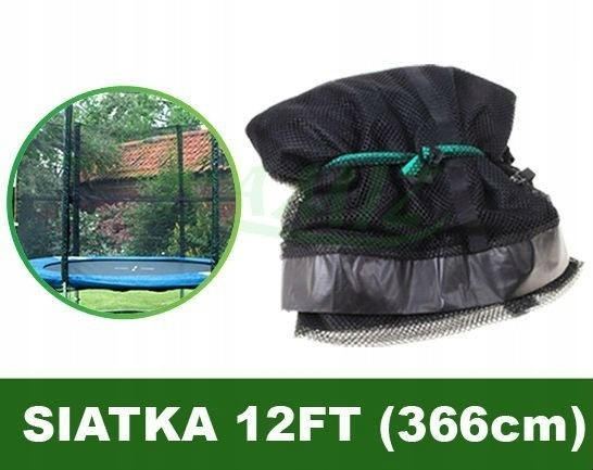 Siatka ochronna do trampoliny 12 FT (366 cm) 6 nóg - 6 słupków - 6 tuneli C Kod producenta ADT.SIA.12FT.6P.CZ
