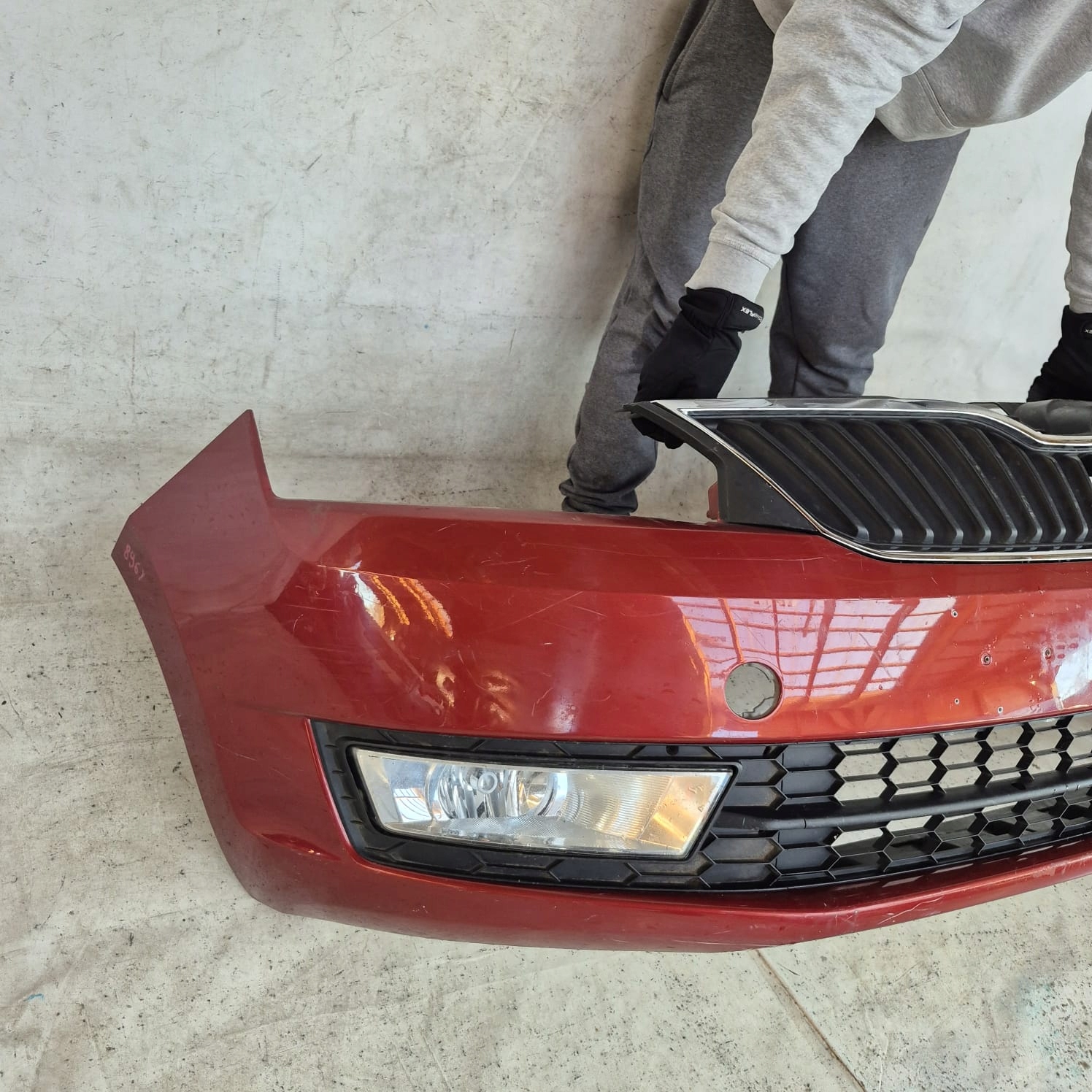 SKODA RAPID 12-17 bumper front front