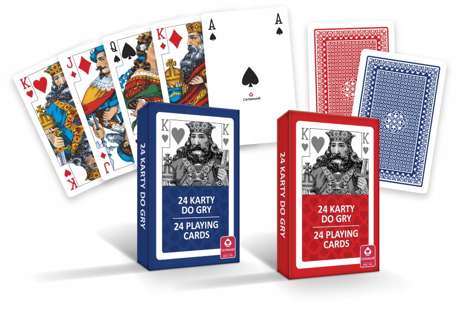 CARTAMUNDI Karty do gry 24 sztuki
