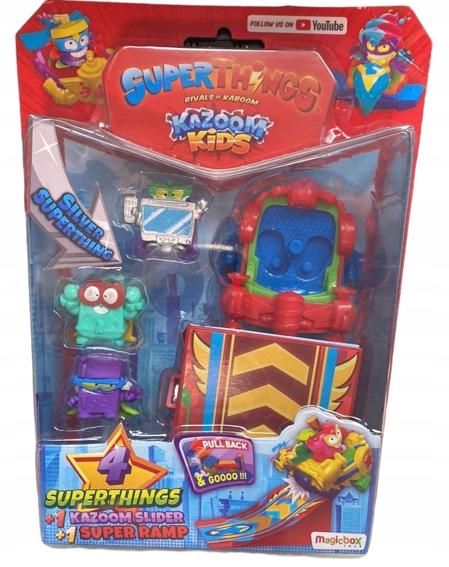 Śmieciaki Super Zings Super Things Stan opakowania oryginalne