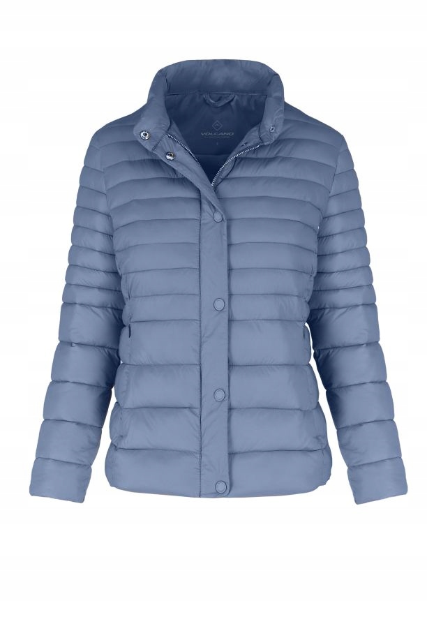 Modrá dámská prošívaná bunda pro volný čas Volcano J-como M