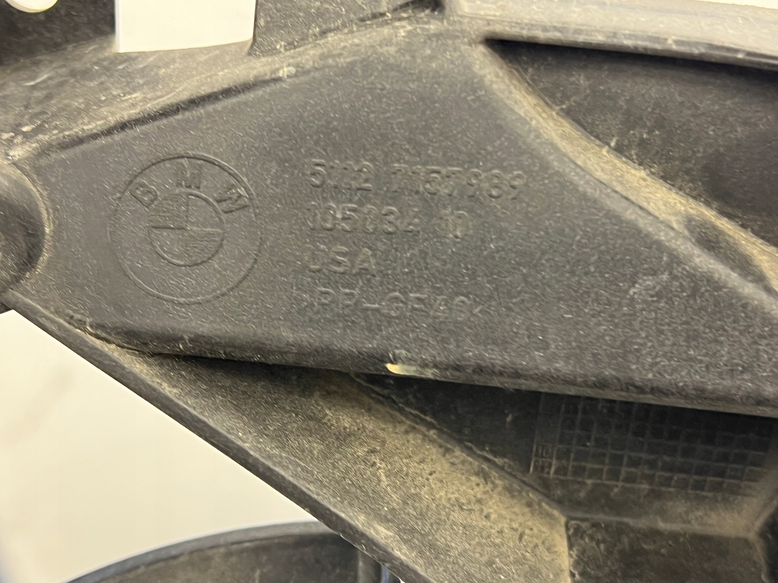 BMW X5 E70 Droite Support Support plaque Aile Original 2SZT 7157989