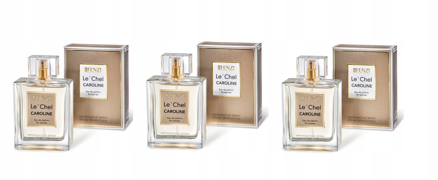 Jfenzi Le'chel Caroline 3x100 ml parfémovaná voda