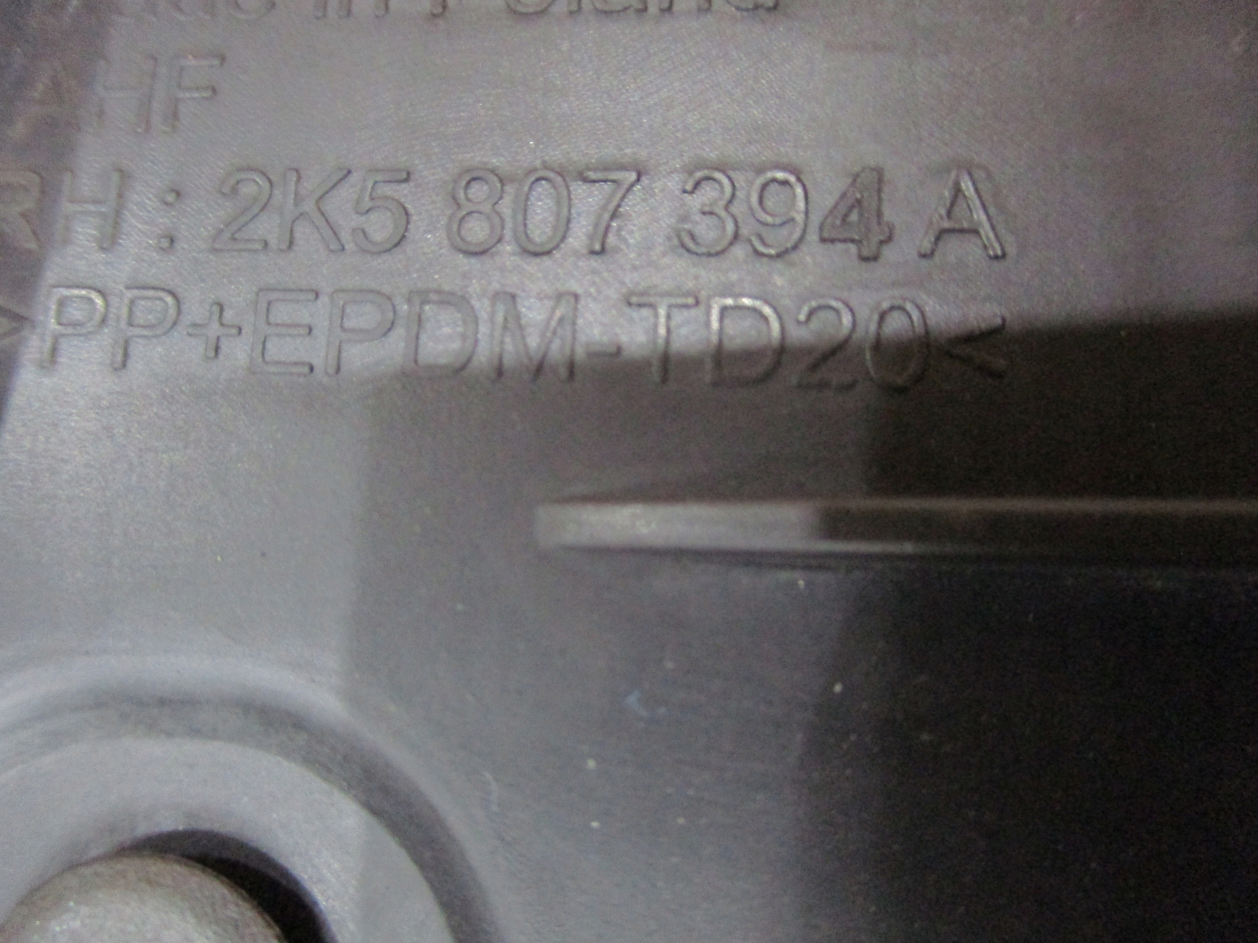 bumper bracket rear right VW CADY 2K5