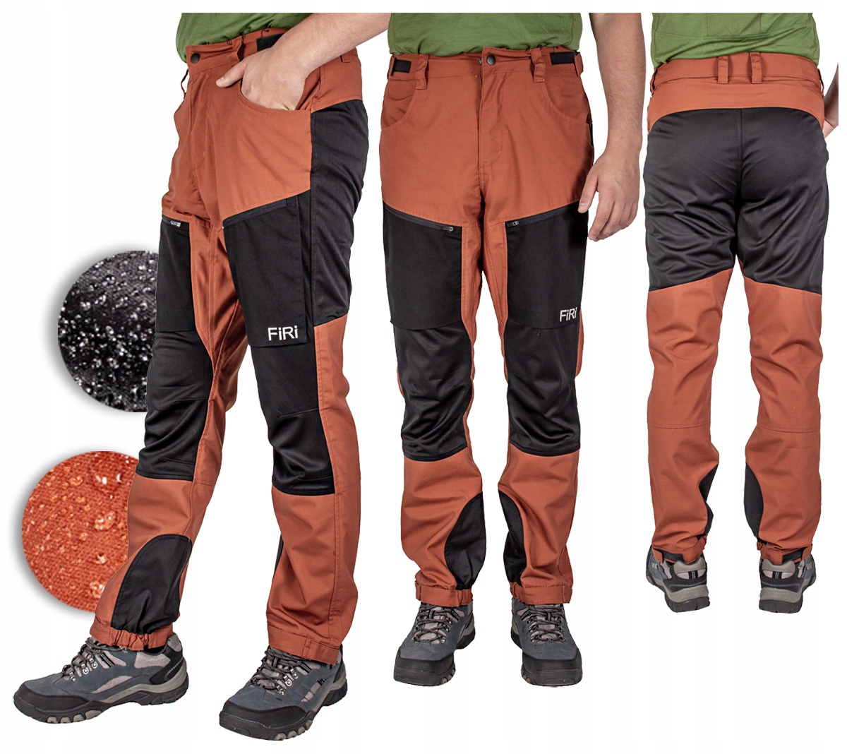 Spodnie Trekkingowe męskie Wodoodporne długie W Góry outdoor Firi XXL