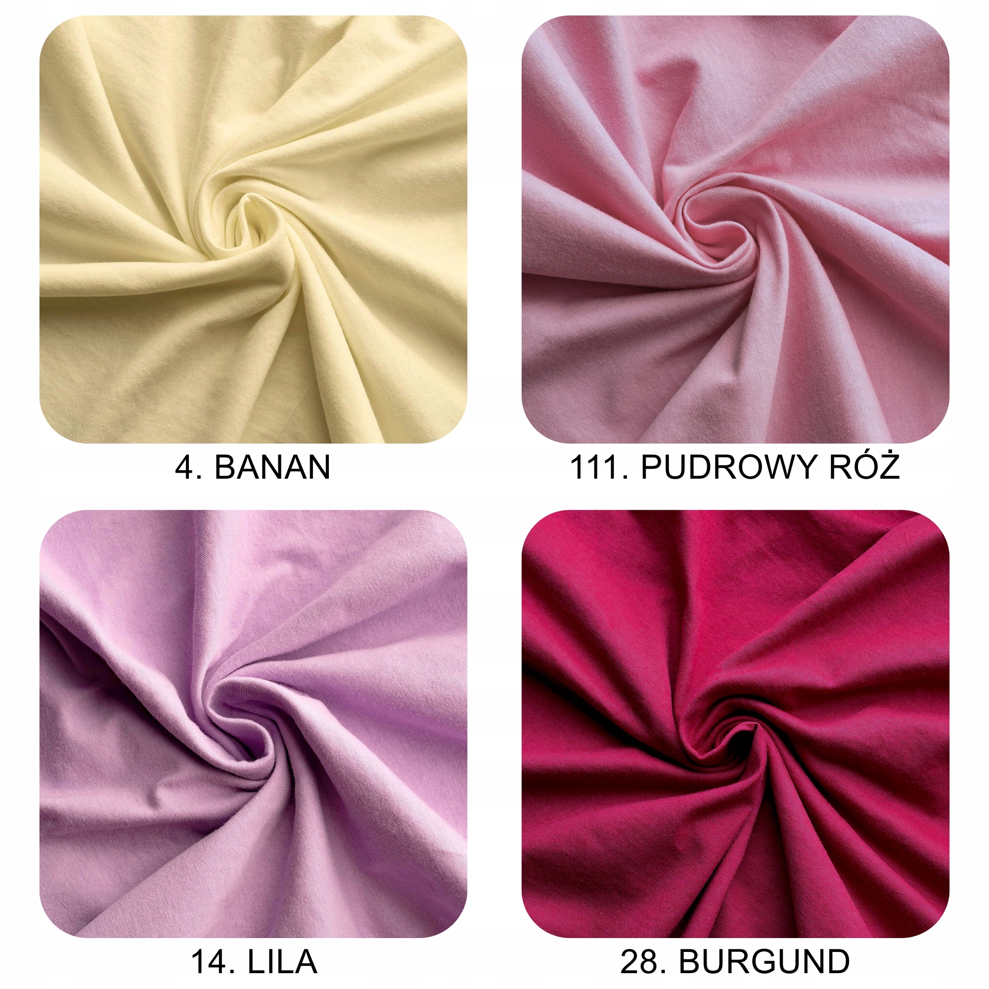 GRUBE Prześcieradło JERSEY z Gumką 180x200 PREMIUM Duży Zakład +25cm KOLORY Kod producenta PRZ-J-180/200