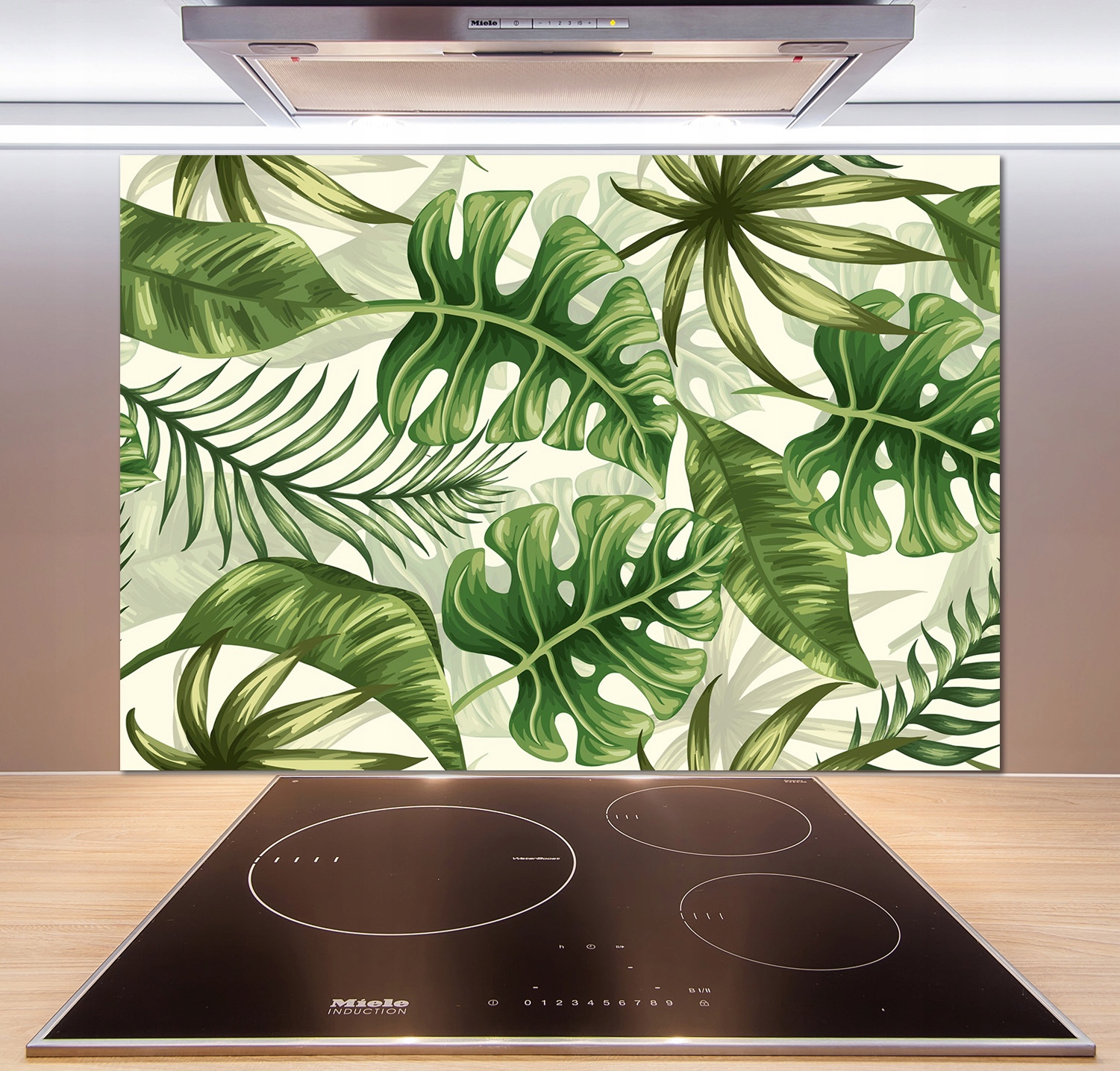 

Panel do kuchni Tropikalne liście 100x70 cm + Klej