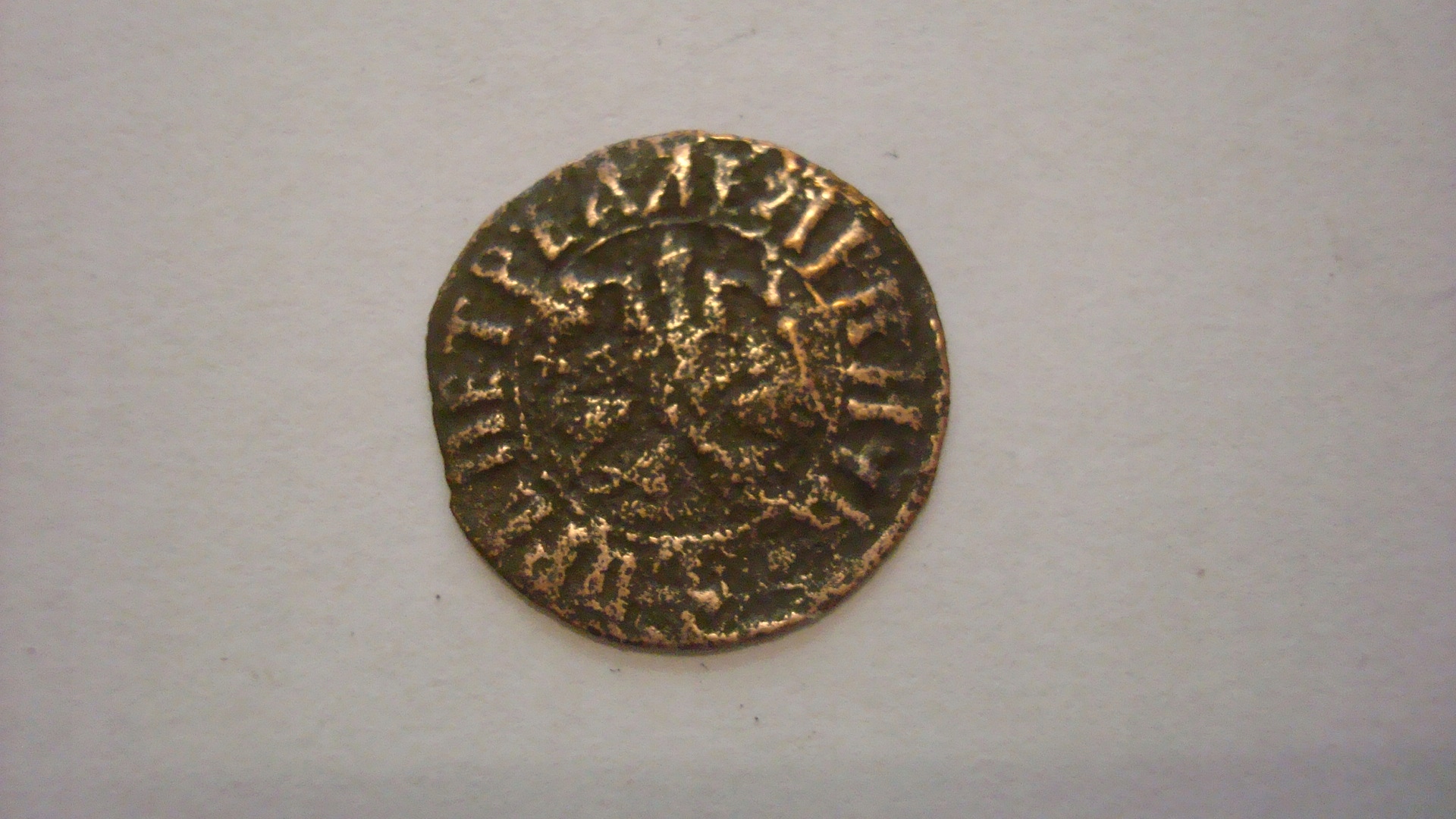 Moneta Rosja, Piotr I, Denga 1707? stan 4