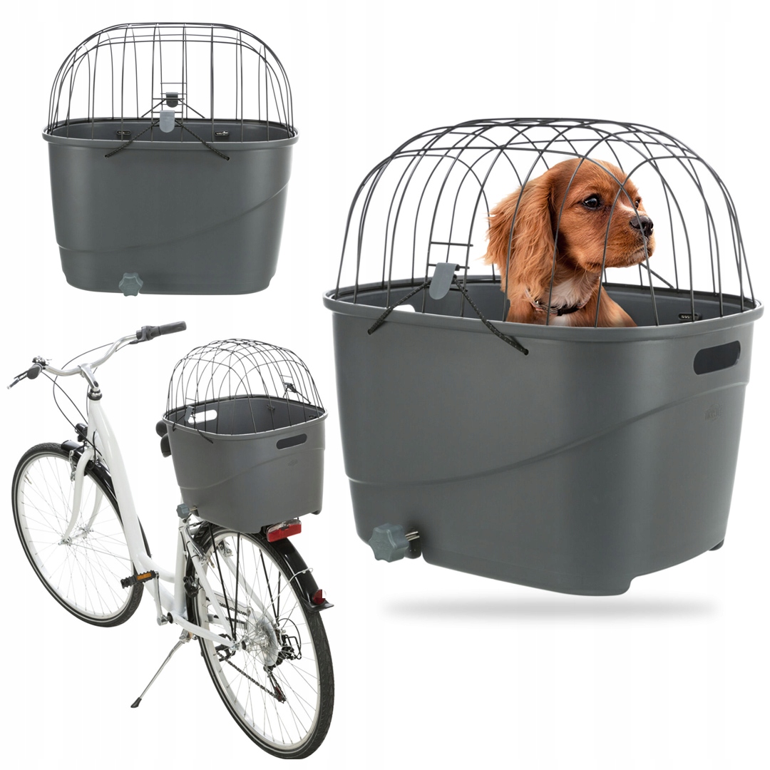 KOSZ TRANSPORTER KOSZYK ROWEROWY na BAGAŻNIK dla Psa KOTA TRIXIE do 6kg