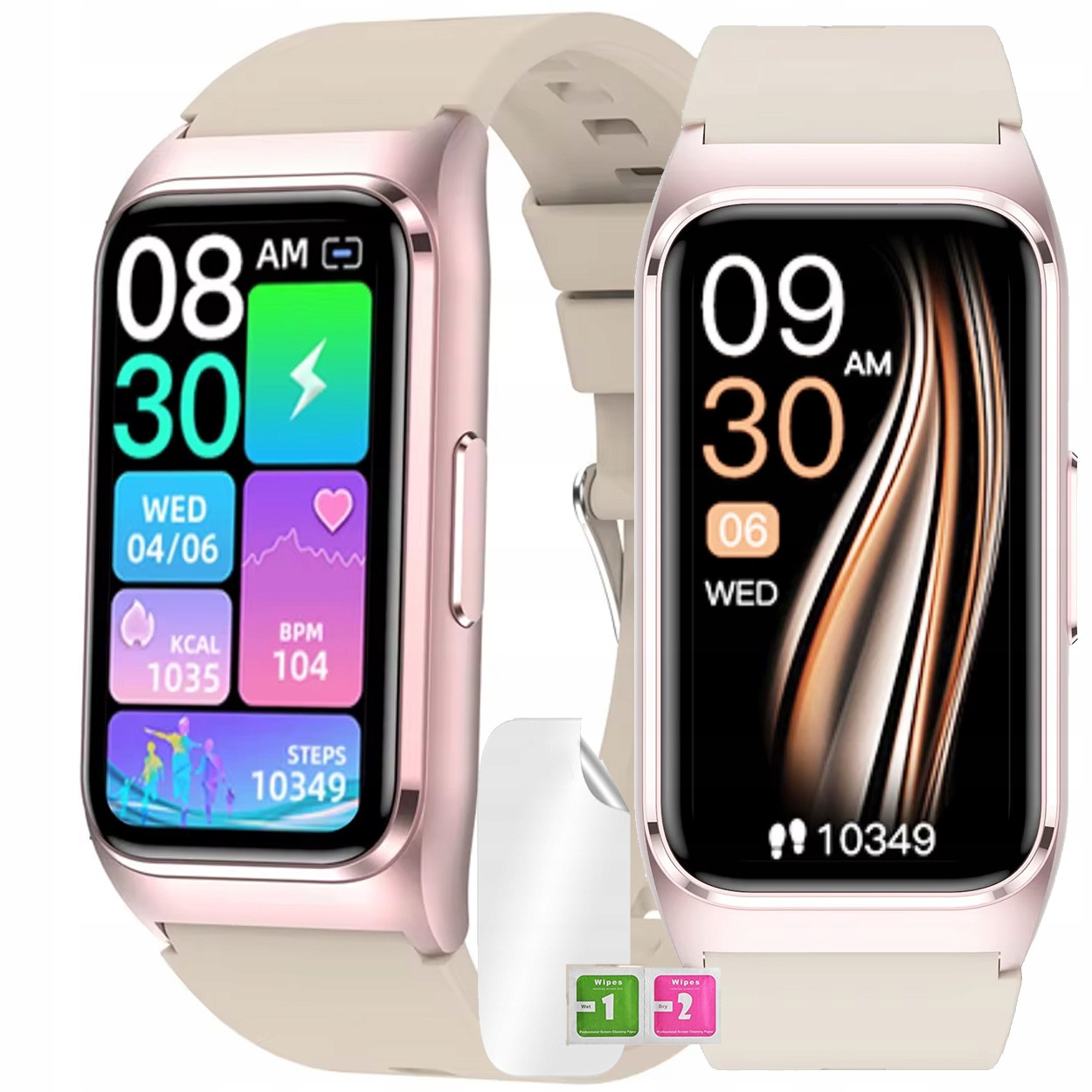 Chytré Hodinky pro zdraví Glukometr, 24/7 měření tepu, teplota, lipidy, monitoring 5 orgánů