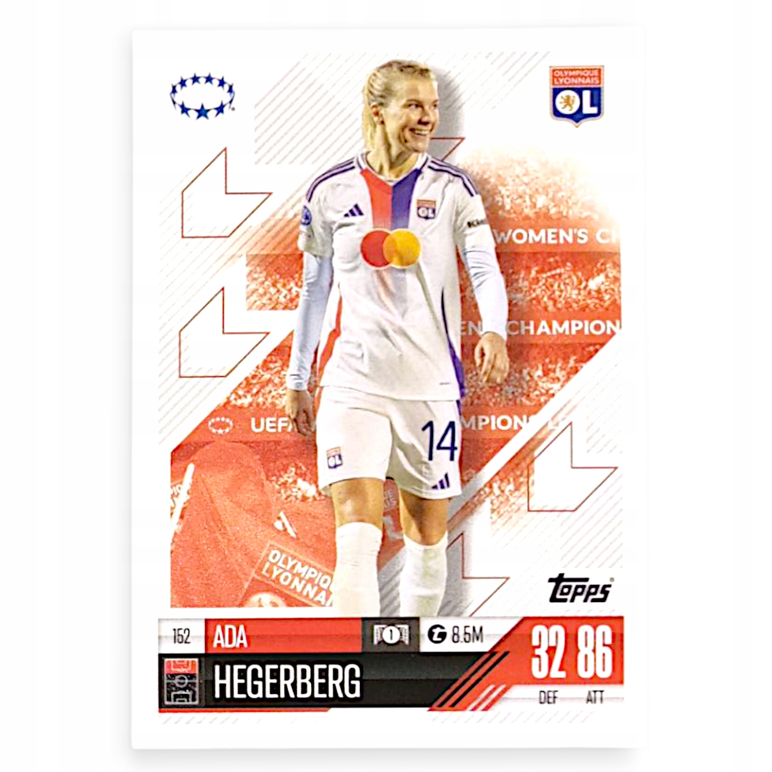 Topps Match Attax Extra 2025 Champions League 152 Ada Hegerberg Lyon