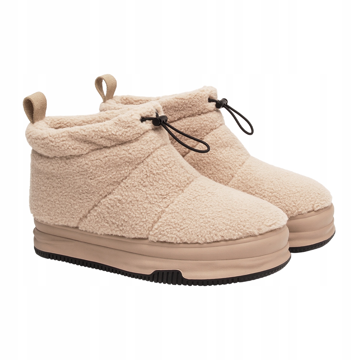 Dámské Sněhule Kubota Cushy 36 Béžové, Zateplené Zimní Fleecové Boty 36