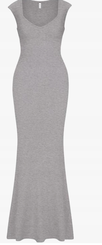 Reoria Sexy šaty s výstřihem do V a širokými rukávy