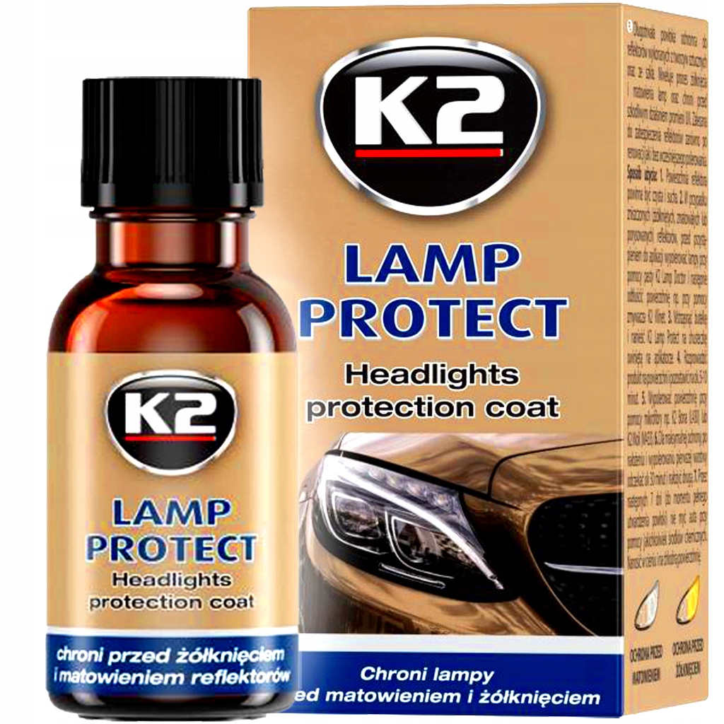 K2 LAMP PROTECT zabezpiecza reflektory lampy 1478 Rodzaj polerowanie lamp