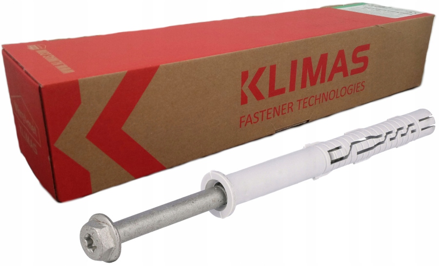 Kołki rozporowe z kołnierzem KPR-FAST 12x160K WKRĘT-MET 25 szt.