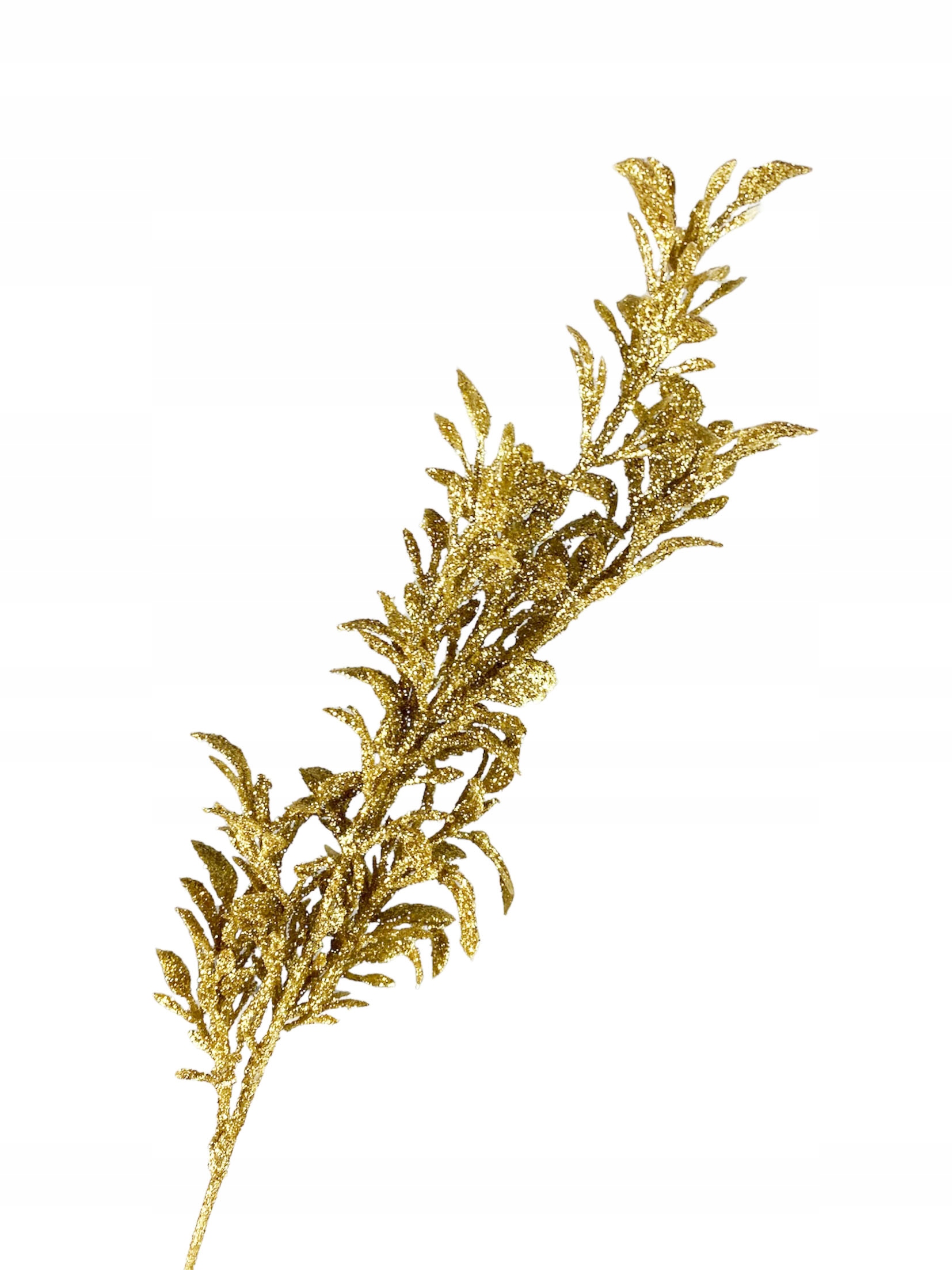 GAŁĄZKA SZTUCZNA PIK OZDOBNA ZŁOTA BROKAT GLAMOUR STROIK Marka inna