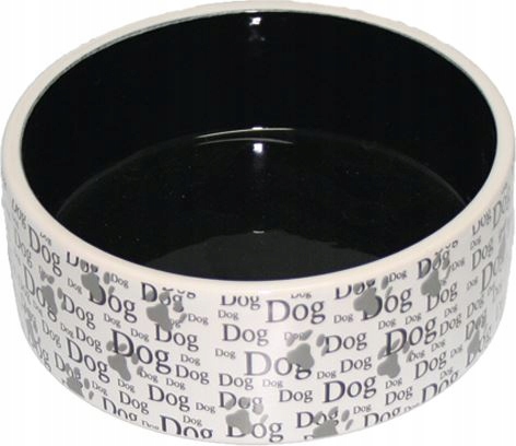 

Miska ceramiczna dla psa z napisem Dog 12,5x4,5 cm