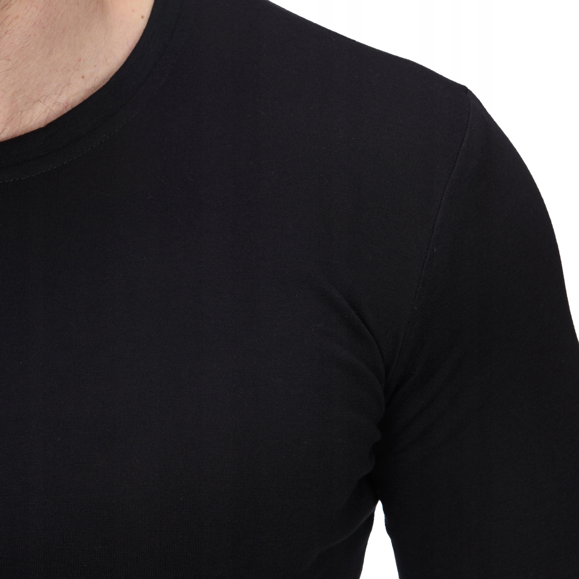 CX01 roz. XXL MĘSKA BLUZKA LONGSLEEVE DŁUGI RĘKAW Dekolt okrągły