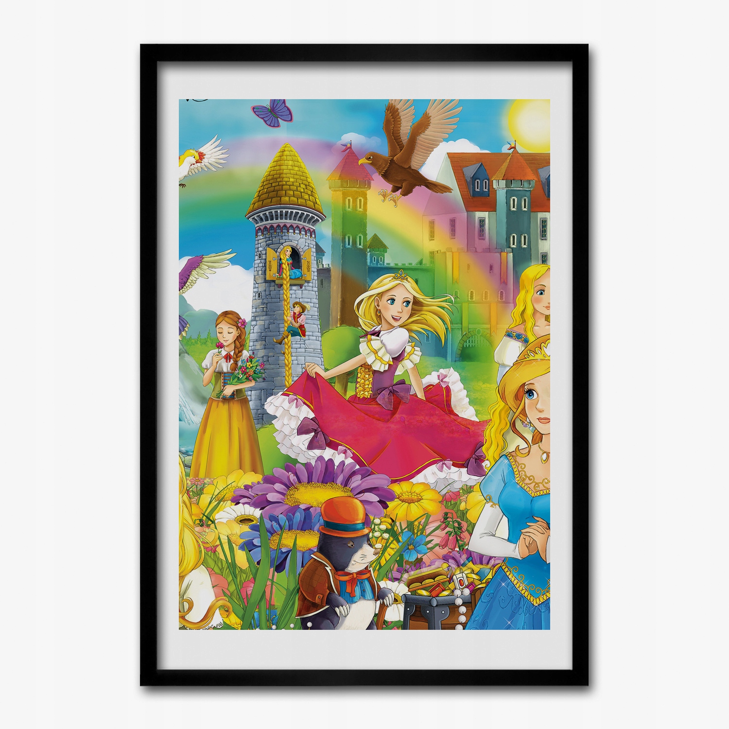 Obraz v rámu na zeď Zámek princezny 50x70 cm