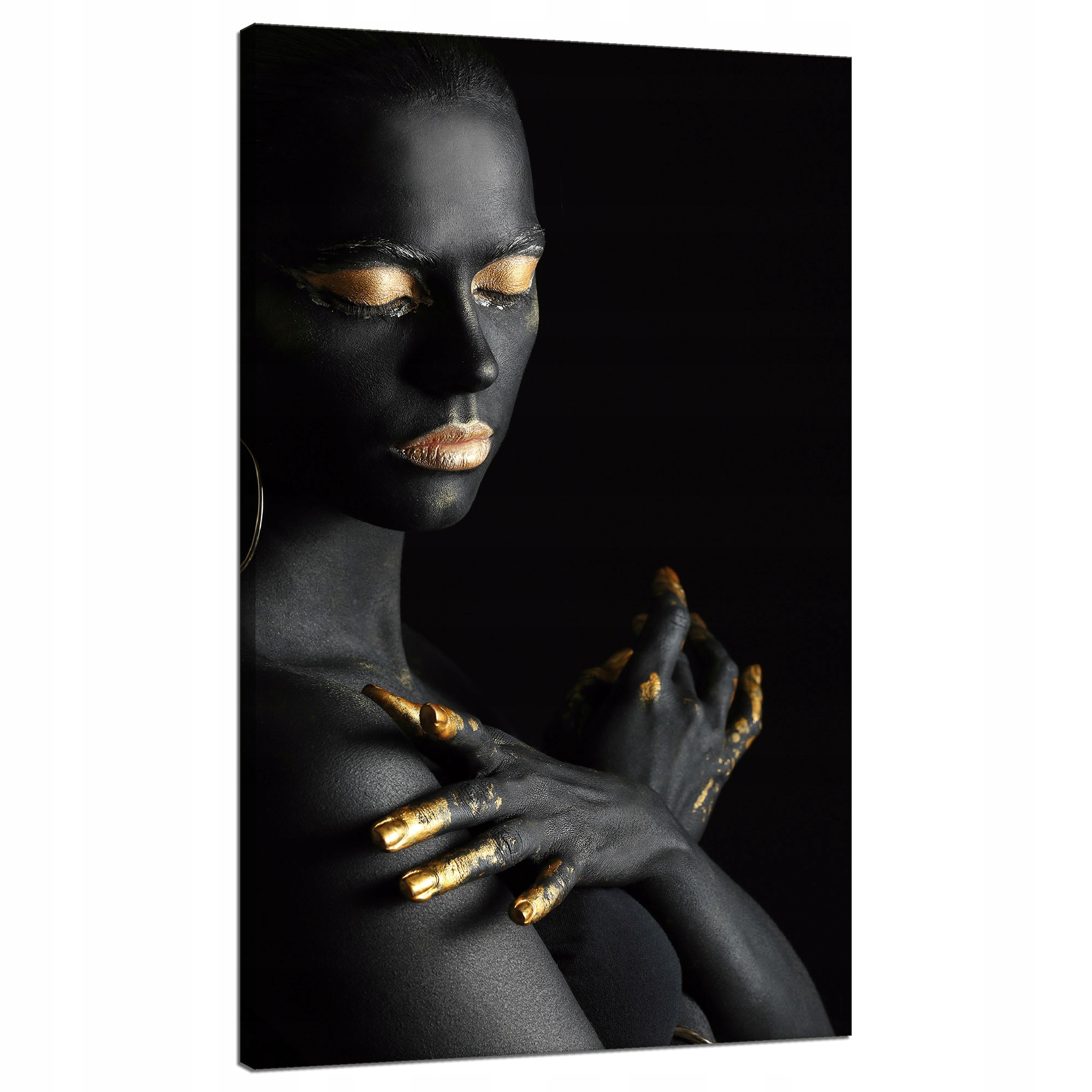 Obraz na plátně Žena Zlaté prvky Umění 70x120 cm Ideální jako dárek