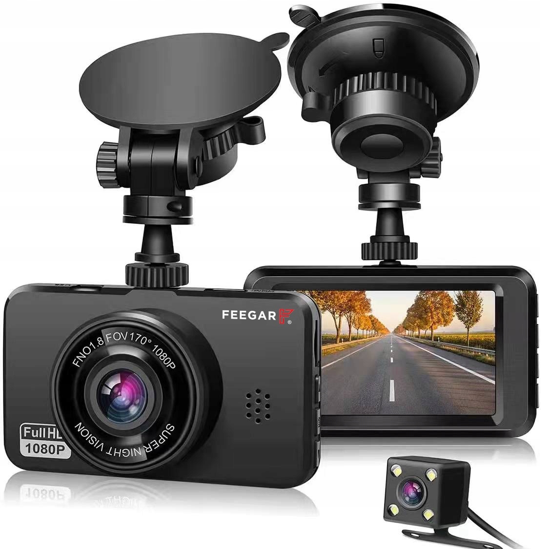 Videorekordér Feegar Patrol Kamera Automobilová Couvání Hdr Senzor Sony