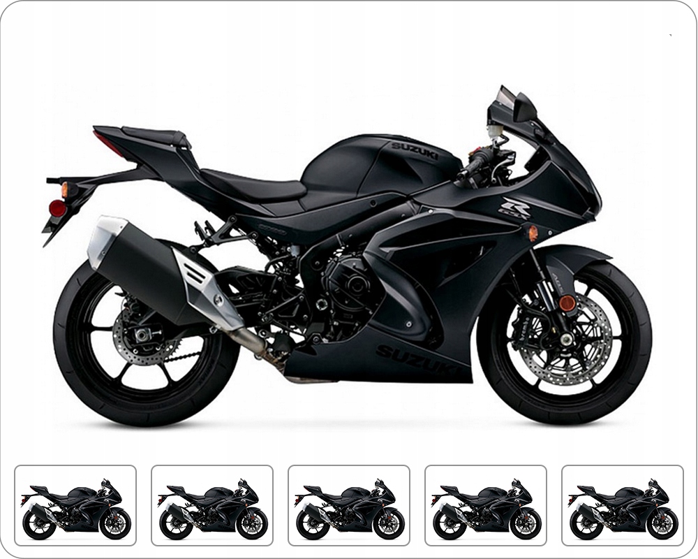 Samolepky Na Motocykl Juula Pro Suzuki Gsx-r 1000 2022 Mat Černá NO.2 Ykv