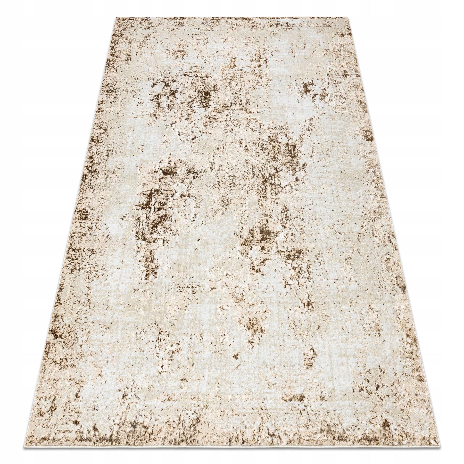 Stylowy Dywan Do Salonu Strukturalny Abstrakcja krem/beż 180x270 cm