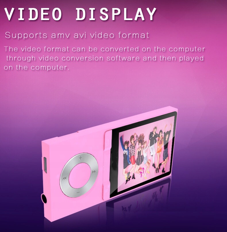 BLUETOOTH MP4 B6 16GB 1,8" microSD BT czarny Model B6