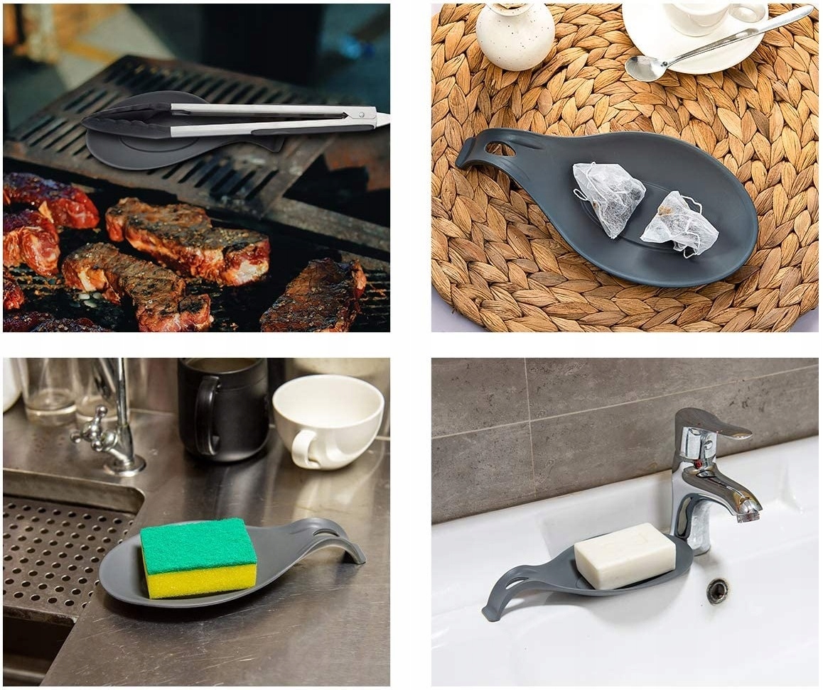 PODSTAWKA SILIKONOWA OCIEKACZ PODKŁADKA DO ŁYŻKI Marka Brunbeste