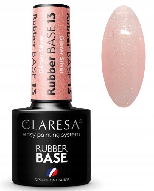 

Claresa Rubber Baza Kauczukowa Srebrne Drobinki 13