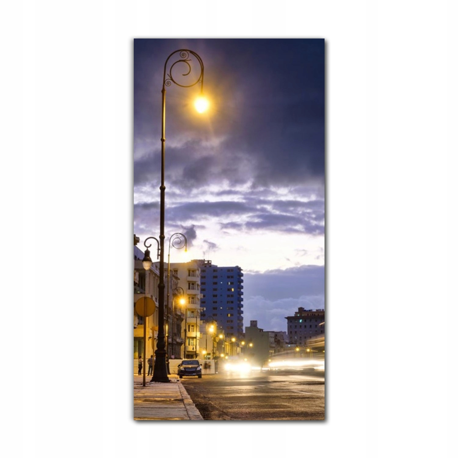 

Foto-obraz na szkle nowoczesny 70x140 Miasto noc