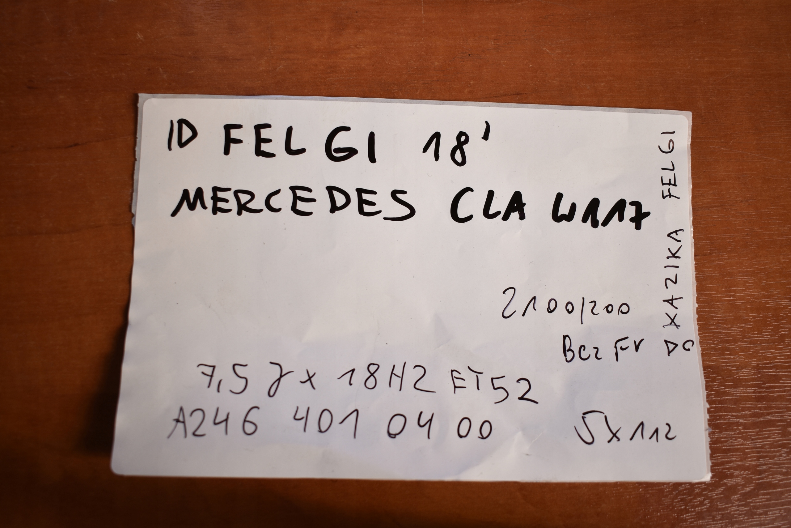 IDEALNE discs 18 ' MERCEDES CLA W117 1