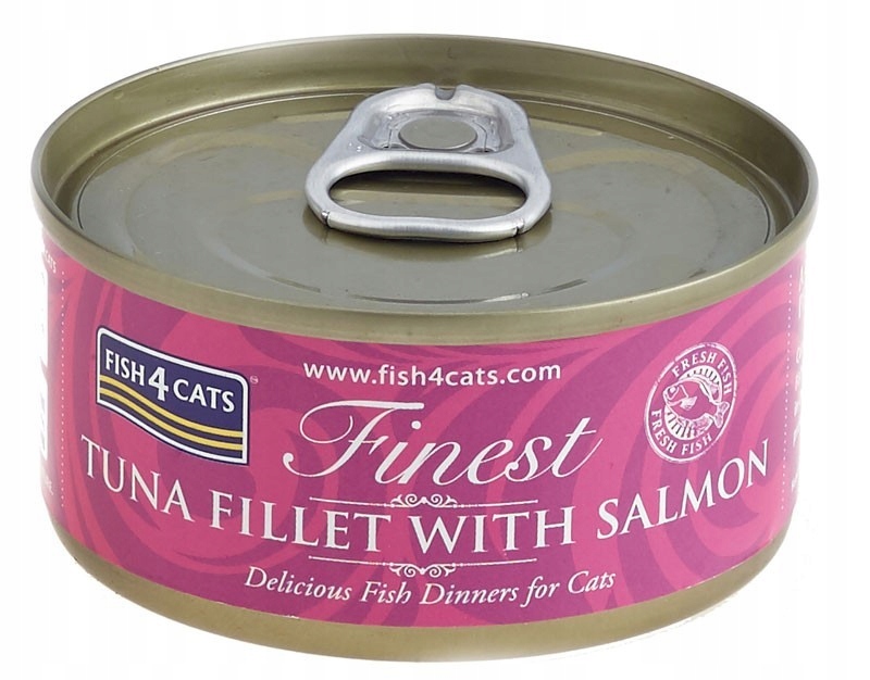 Finest Fish4Cats filé z tuňáka s lososem 20 x 70 g