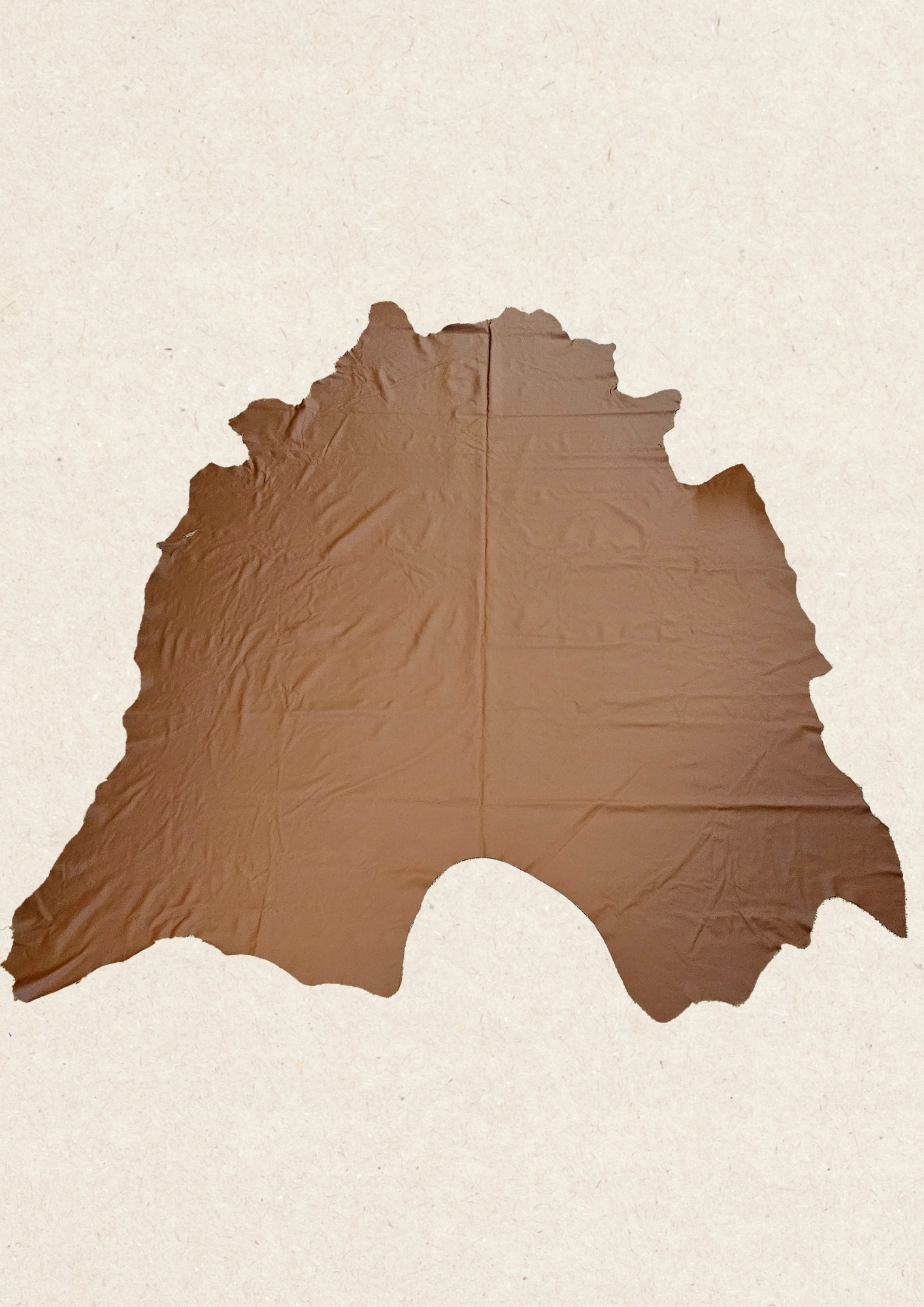 Přírodní hovězí kůže lícová 5,70 m2 camel tloušťka 0,9-1 mm