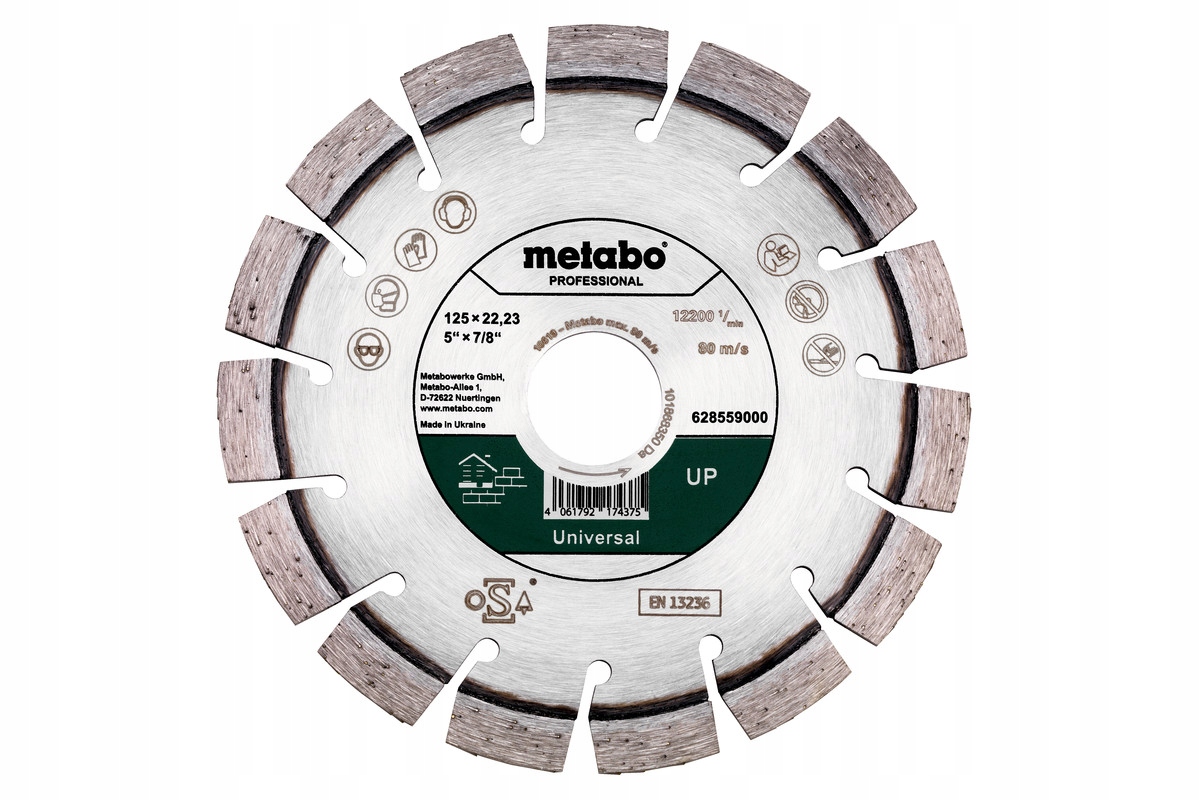 Diamantový Kotouč Segmentový Kotouč Na Betonu 125 MM Závit 2223 MM Nástroj