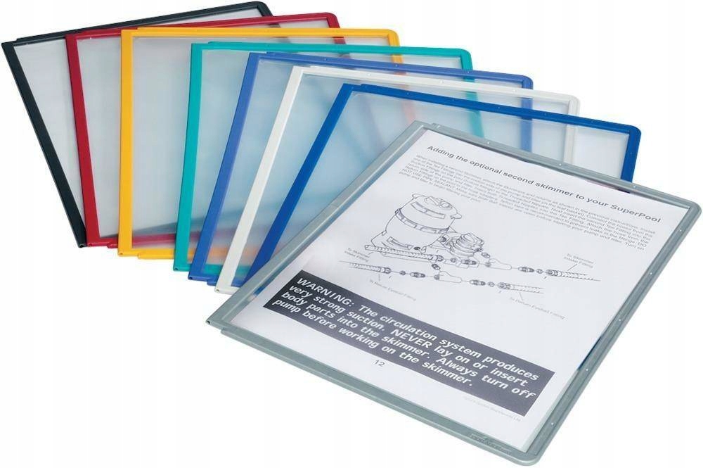 Panele informacyjne czerwone, opak. po 5 szt.