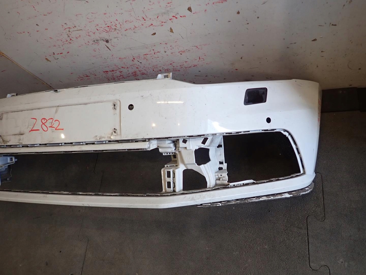 bumper front front VW POLO V LIFT 2014- R-LINE 6C