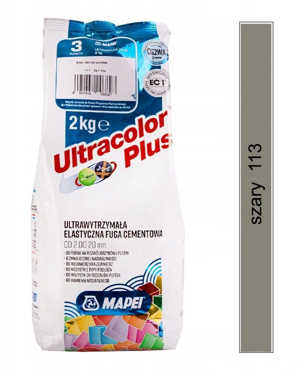 

Mapei Fuga Ultracolor 113 szary 2kg