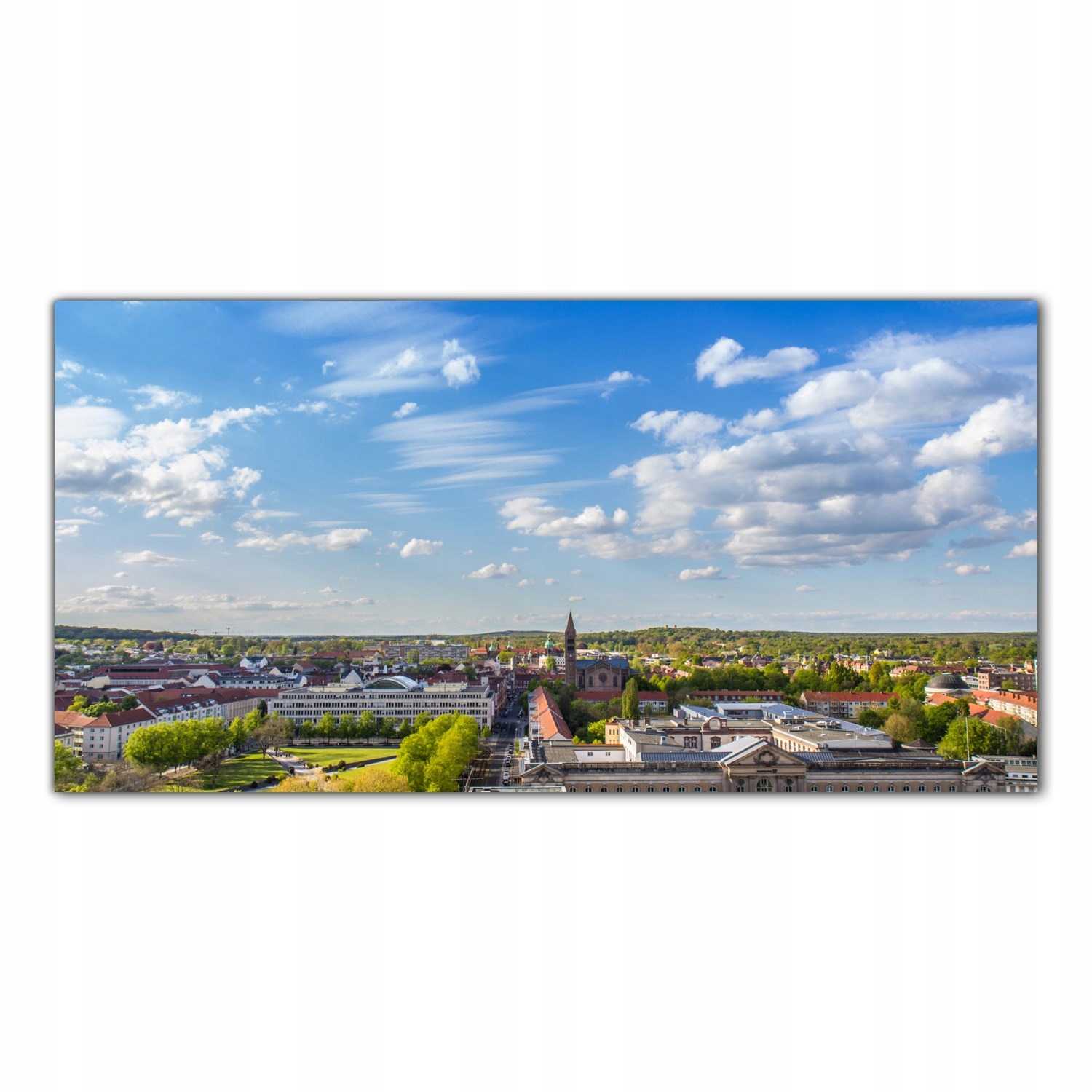 Potsdam Německo Město 140x70 Tvrzené sklo panel
