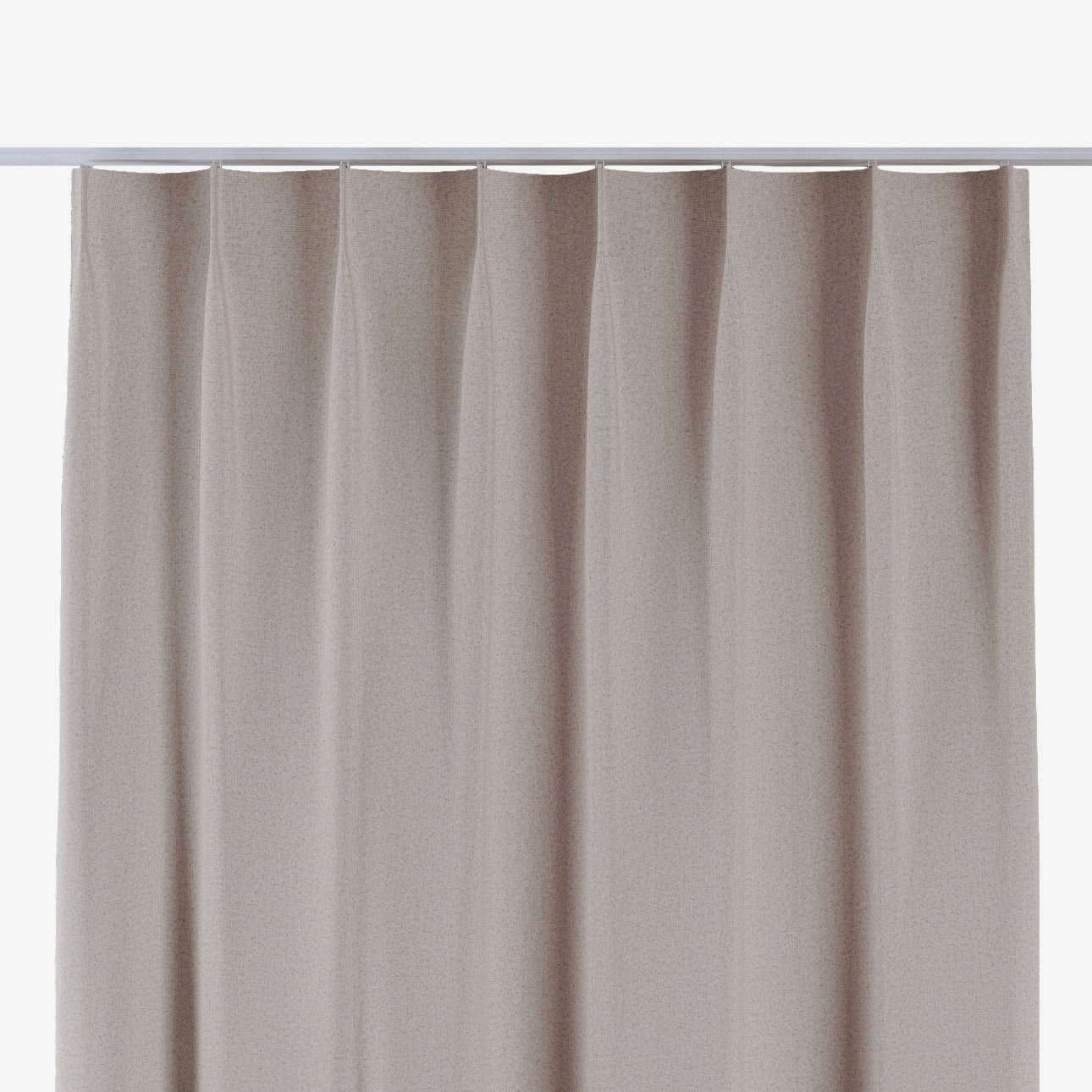 Záves na jednoduchých flex háčikoch 130x245 cm béžový