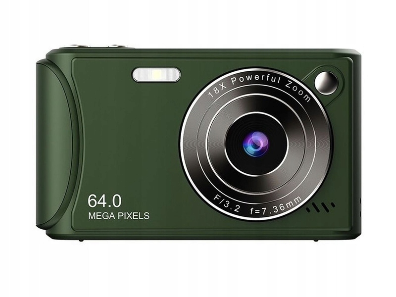 Aparat Xrec Q18 Zielony, 64 Mpix, 4k 30