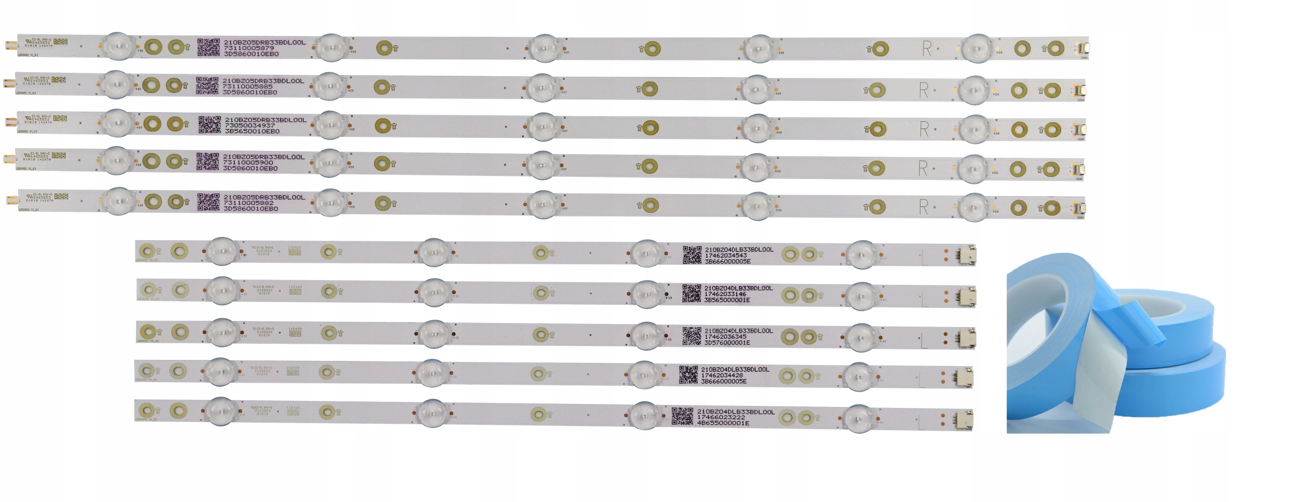 Led lišty Philips 50PUS6262 50PUS6162 LB50086
